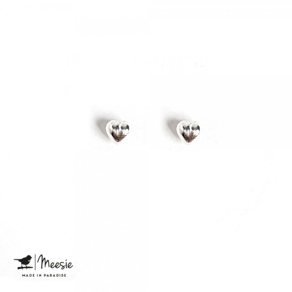 Oorbellen Studs hartjes zilver - 3 sets Oorbellen Studs hartjes zilver - 3 sets
