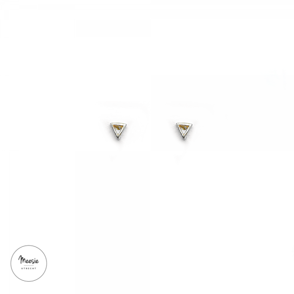 Studs: Bermuda Driehoek zilver - 3 paar Studs: Bermuda Driehoek zilver - 3 paar