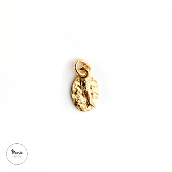 Bedel: Vis goud op zilver - 3 hangers Bedel: Vis goud op zilver - 3 hangers
