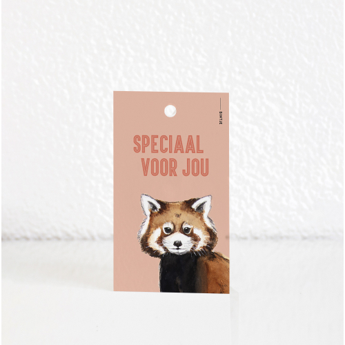 Gift tag Red Panda - 20 pieces