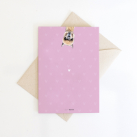 Greeting card Alpaca - 10 pieces