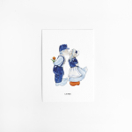 I. Kaart NL Kussend paartje 10 st.