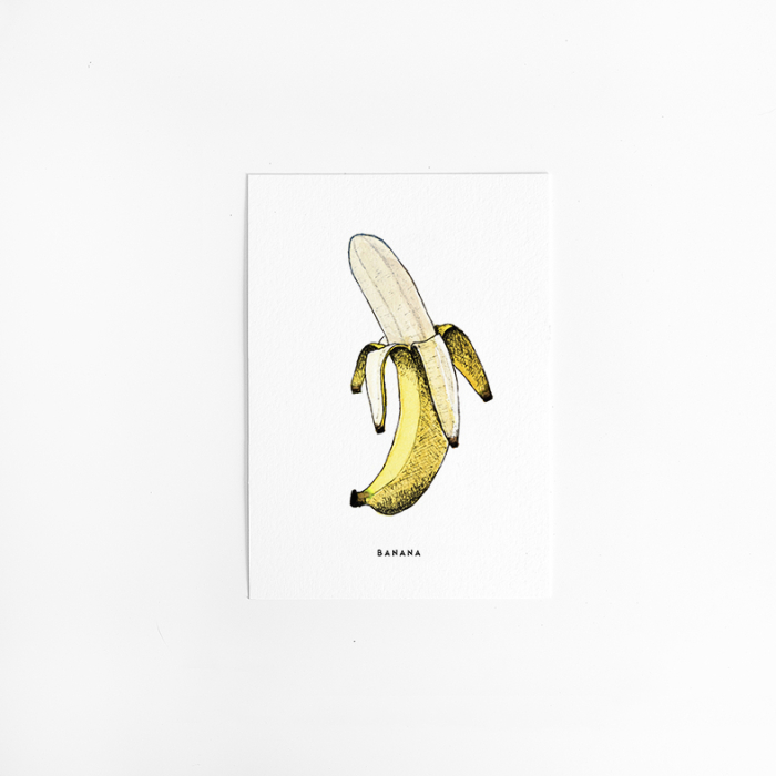 Postcard Banana - 10 pieces