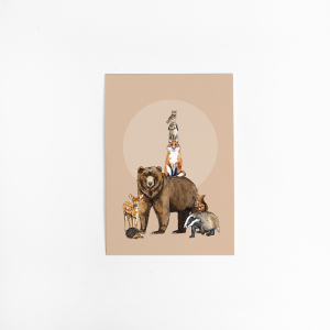 Postcard Stack Forest Animals - 10 pieces