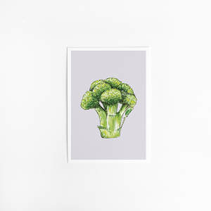 Postcard Food Broccoli - 9 pieces