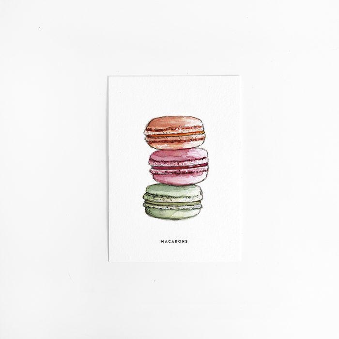 Postcard Macarons - 10 pieces