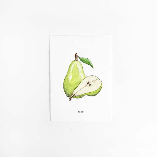 Postcard Pear - 10 pieces