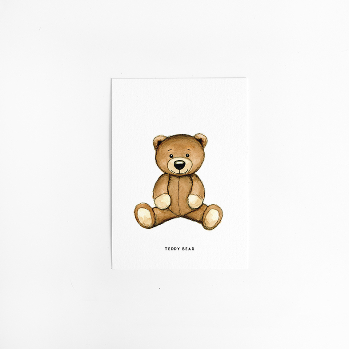 Postcard Teddy bear - 10 pieces