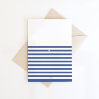 Folded card Monkey - 10 pieces