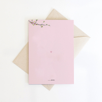 Greeting card Robin - 10 pieces