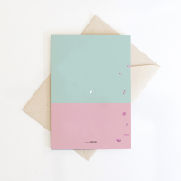 Greeting card Little pig - 10 pieces