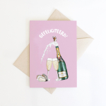 Greeting card Champaign - 10 pieces
