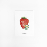 Postcard Strawberry - 10 pieces