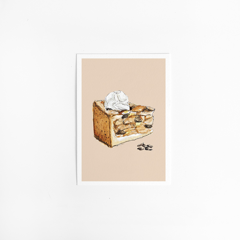 Postcard Apple pie - 10 pieces