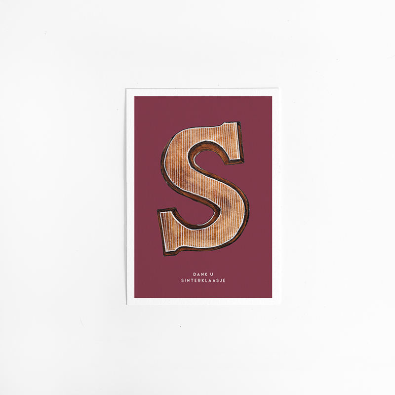 G. Kaart Food Chocoladeletter 10 st.