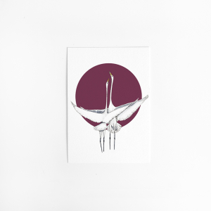 Postcard Circle Krane - 10 pieces