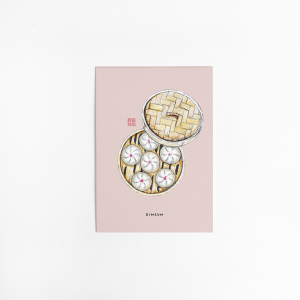 Postcard Food Asia Dimsum - 10 pieces