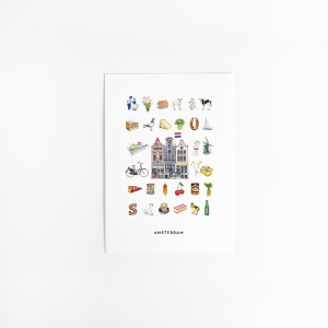 I. Kaart Holland Amsterdam 10 st.