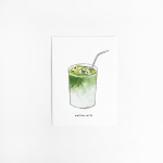 A. Kaart Matcha Latte 10 st.