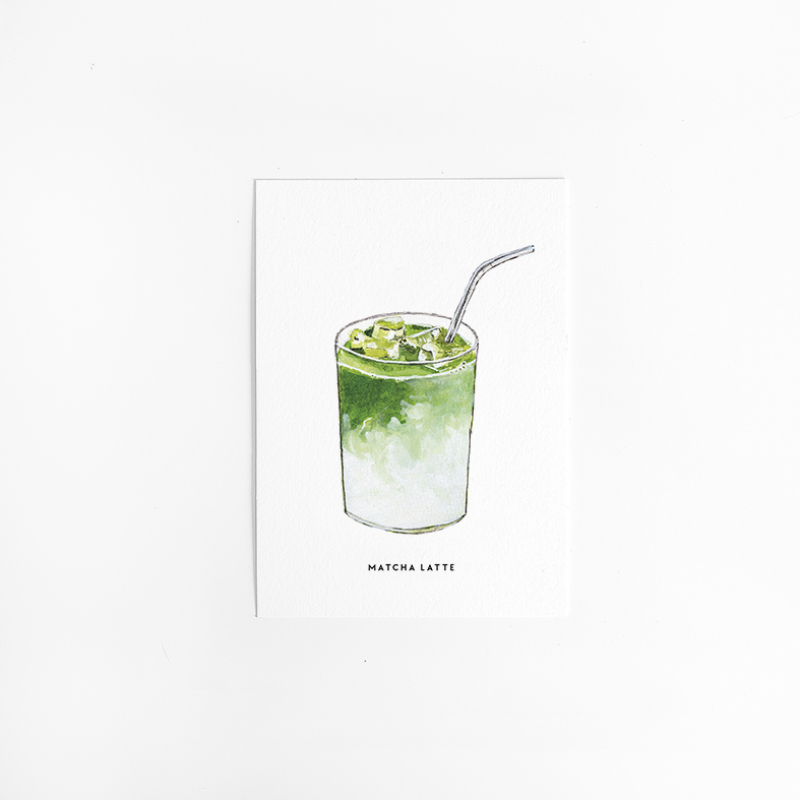A. Kaart Matcha Latte 10 st.