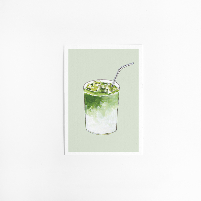 A. Kaart Matcha Latte 10 st.