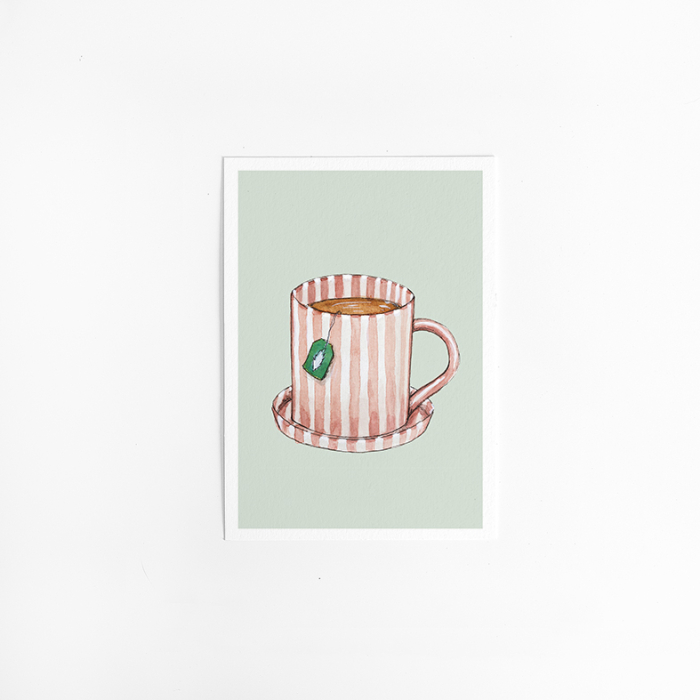 Postcard Mug tea - 10 pieces