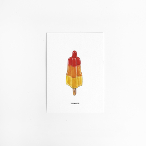 Postcard Icecream 2 - 10 pieces