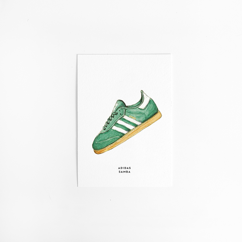 Postcard Adidas Samba - 10 pieces