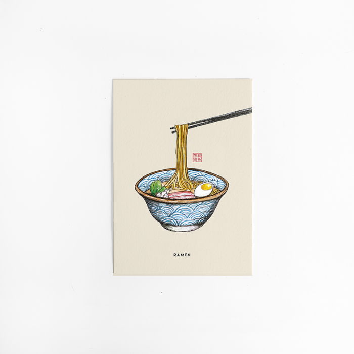 Postcard Food Asia Ramen - 10 pieces Postcard Food Asia Ramen - 10 pieces