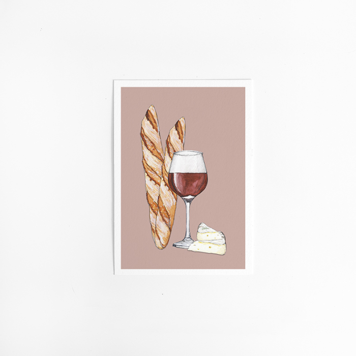 G. Kaart Food Wijn met brie 10 st.