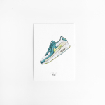 H. Kaart S. Nike air max groen 9 st.