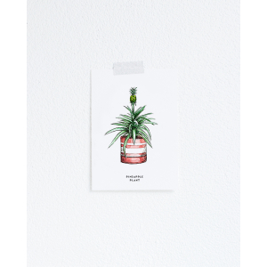 Postcard Plant Pineapple - 10 pieces