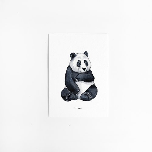 Postcard Panda - 10 pieces