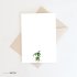 Greeting card Plant - 9 pieces