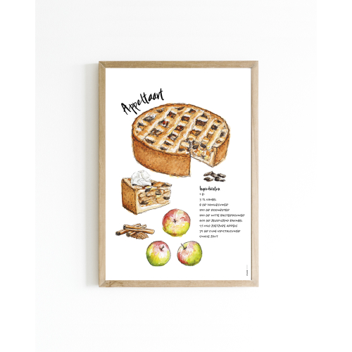 Mini poster Apple pie 15x20 6 st.