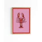 Poster Color Lobster A4