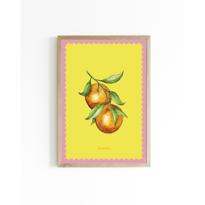 Poster Color Orange A4