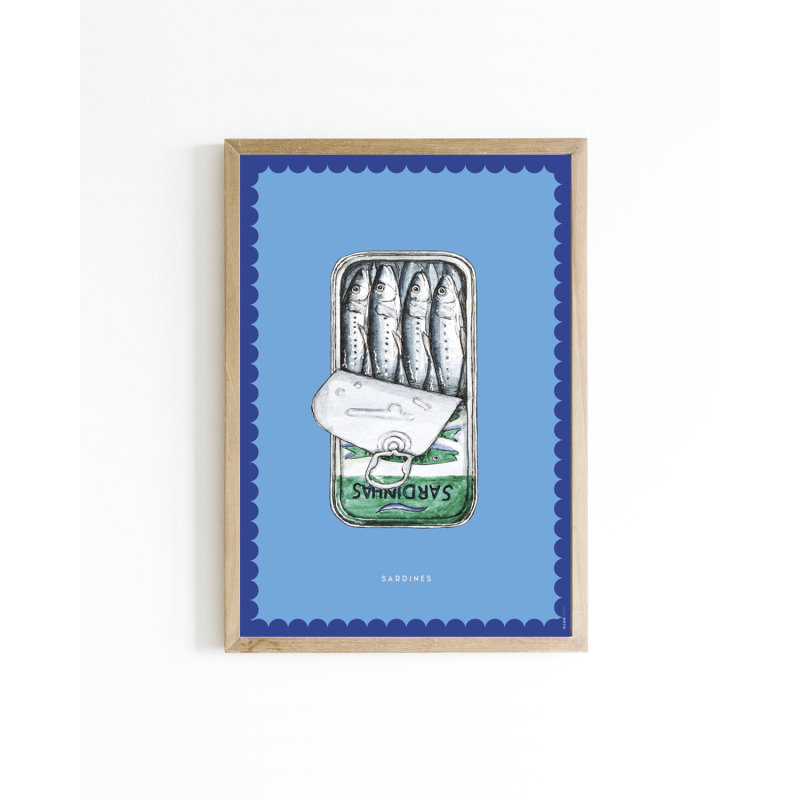 Poster Color Sardines A4