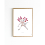 Poster Axolotl A4