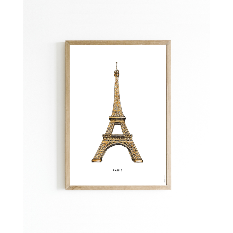 15x20 Poster Parijs eifeltoren 6 st.