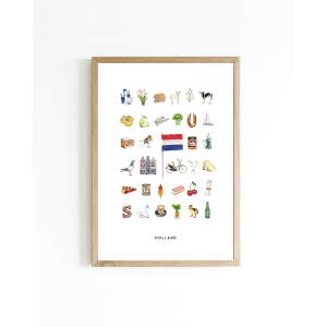 Mini poster Holland 15x20 6 st.