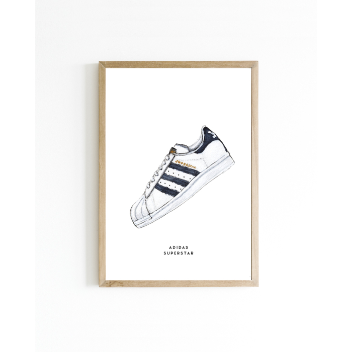 Mini poster Adidas Superstar 15x20 6 st.