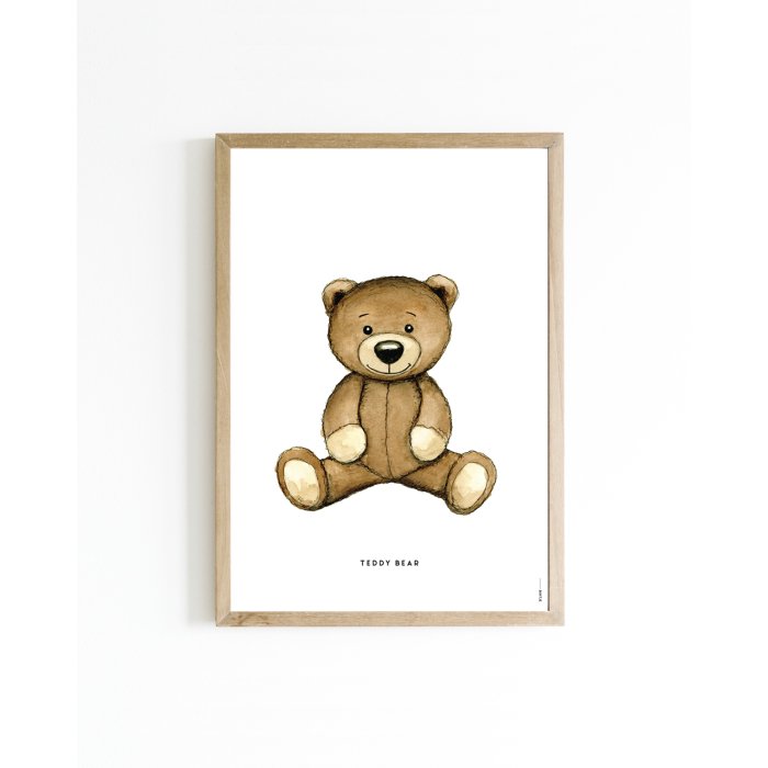 Mini poster Teddy 15x20 6 st.