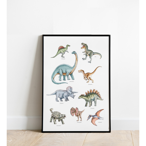Poster Dino's 50x70 4 st.