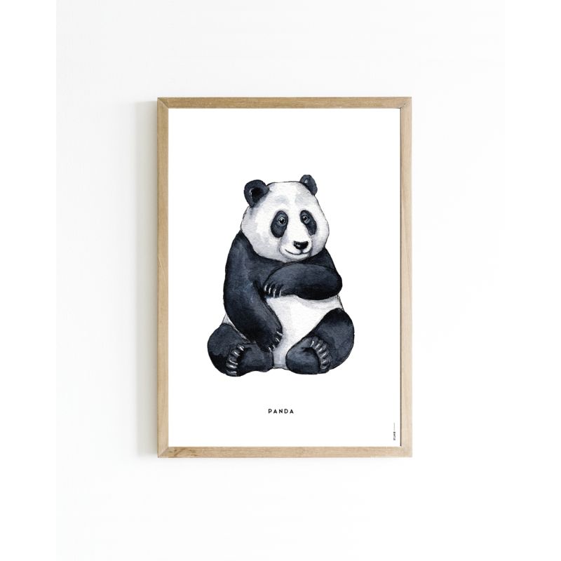 A. Poster Baby Panda A4 6 st.