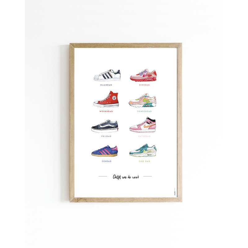 Poster Sneakers A4