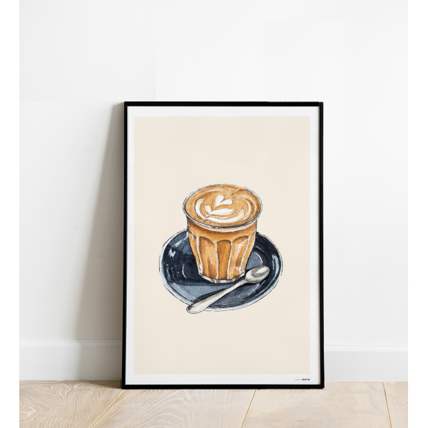 Poster F Cappuccino A4 6 st.