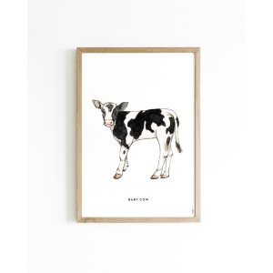 Poster Baby Cow A4