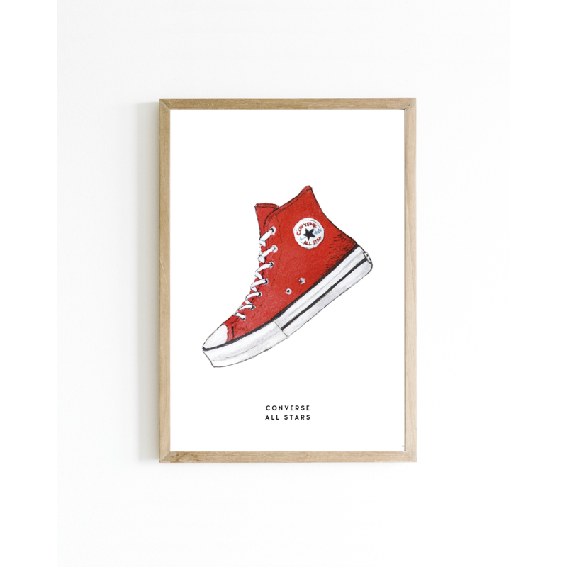 Mini poster Converse all stars 15x20 4 st.