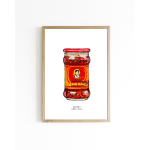 Poster Crispy chili oil A4